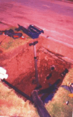 Cruce de cuatro ca&ntilde;os en dos l&iacute;nea 